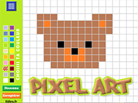Pixel art, un jeu de coloriage en ligne