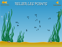 Jeu relier les points en ligne Jeu relier les points en ligne