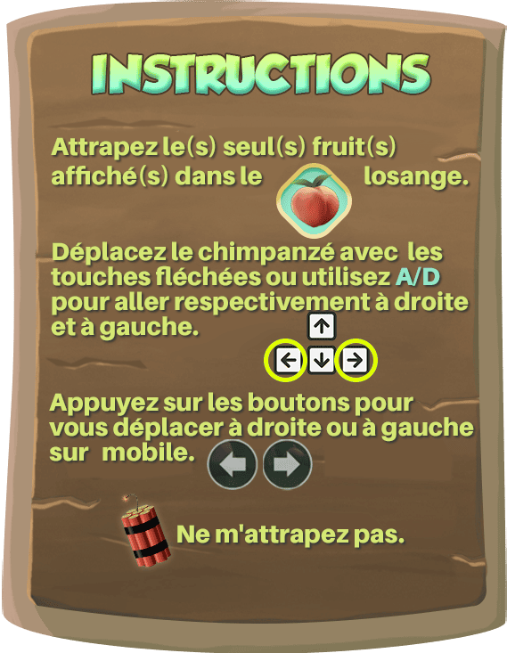 Aide pour le jeu 