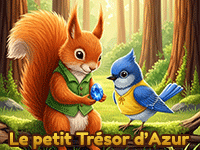 Le petit trésor d'Azur, histoire illustrée racontée aux enfants de 3 et 4 ans