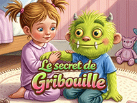 Histoire illustrée pour enfants de 4 ans, le secret de Gribouille