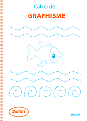 Cahier de graphisme pour enfants de maternelle