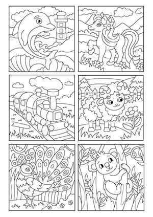 Coloriage à imprimer, page 4
