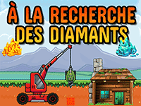 À la recherche des diamants, jeu amusant en ligne