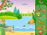 Le petit monde de l'étang, jeu en ligne