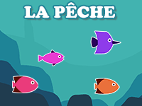 Jeu amusant en ligne, la pêche à la ligne