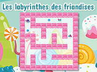 Les labyrinthes des friandises, jeu en ligne