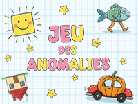 Jeu des anomalies en ligne pour enfants