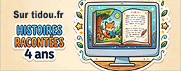 Histoire racontée en ligne pour enfants de 3 et 4 ans